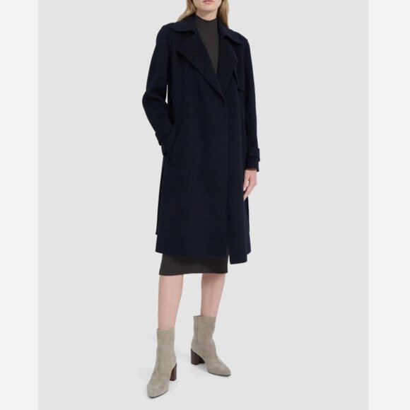 Theory 'Oaklane DF New Divid' Wool & Cashmere Coat - Picture 1 of 8